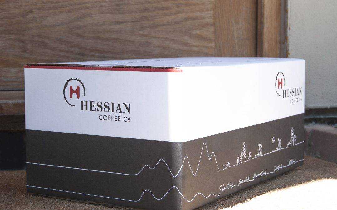 Hessian Coffee Box